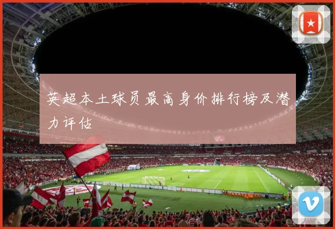 英超本土球员最高身价排行榜及潜力评估